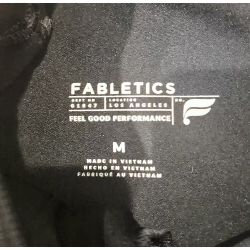 Fabletics Pants Mens M Black Feel Good Performance Joggers Zip Pocket - Picture 6 of 7